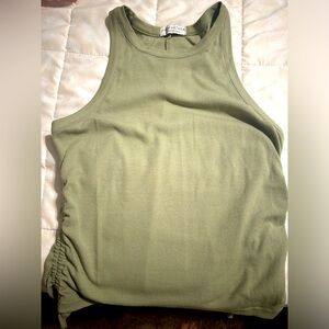 Green fitted top